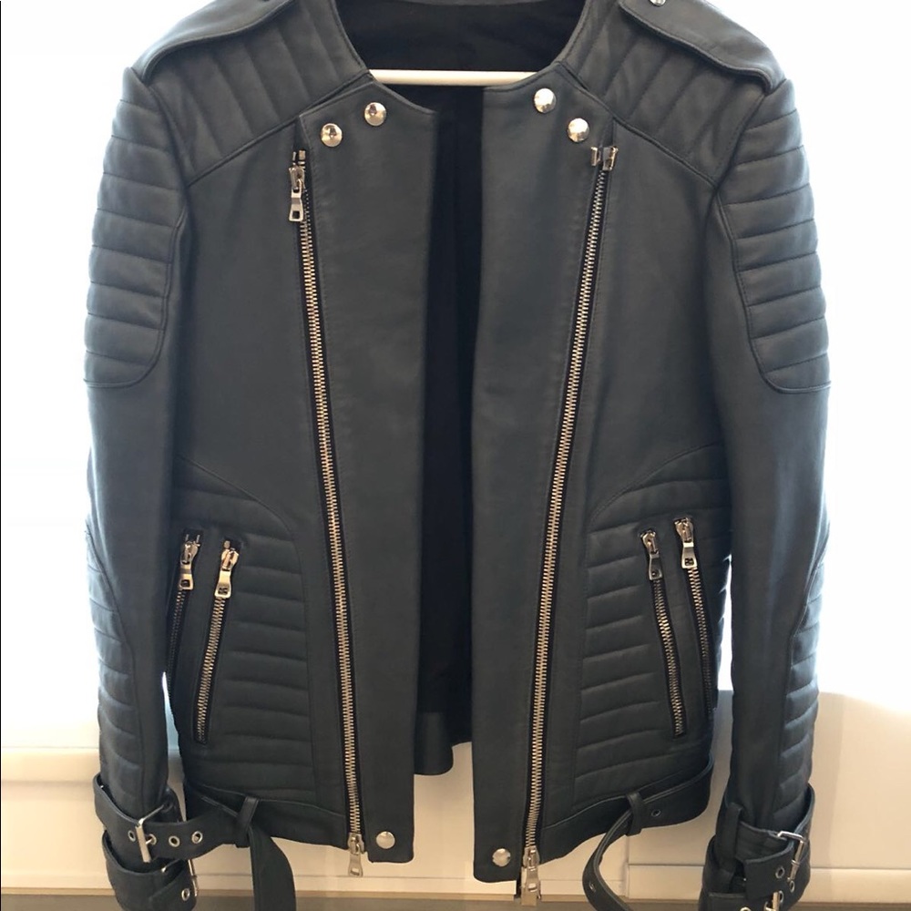 Balmain leather jacket